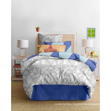 Vogue Geometry !100% microfiber bedding set with printing ,250 width ,120gsm